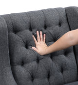 Quent Charcoal Accent Chair from Homelegance - Luna Furniture