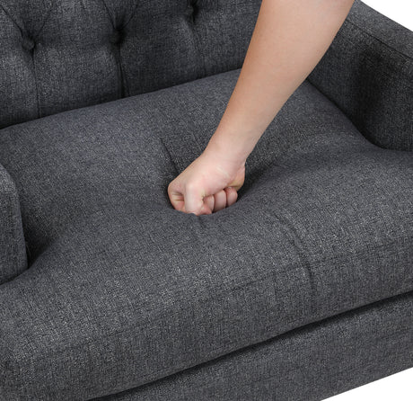 Quent Charcoal Accent Chair from Homelegance - Luna Furniture