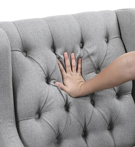 Quent Gray Accent Chair from Homelegance - Luna Furniture