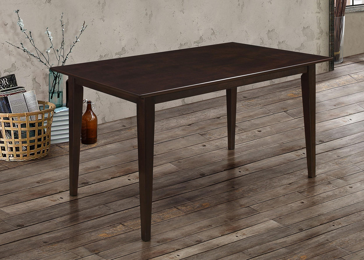 Gabriel Cappuccino Rectangular Dining Table from Coaster - Luna Furniture