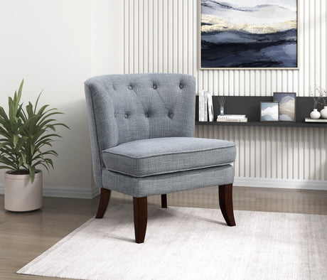 Melrose Dark Gray Accent Chair from Homelegance - Luna Furniture