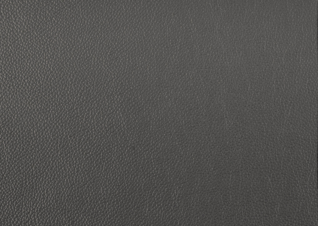 Mischa Dark Gray Top-Grain Leather Loveseat from Homelegance - Luna Furniture