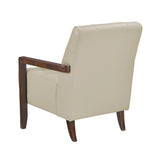 Crafton Beige Leather Accent Chair from Homelegance - Luna Furniture