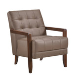 Crafton Brown Leather Accent Chair from Homelegance - Luna Furniture