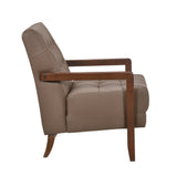 Crafton Brown Leather Accent Chair from Homelegance - Luna Furniture