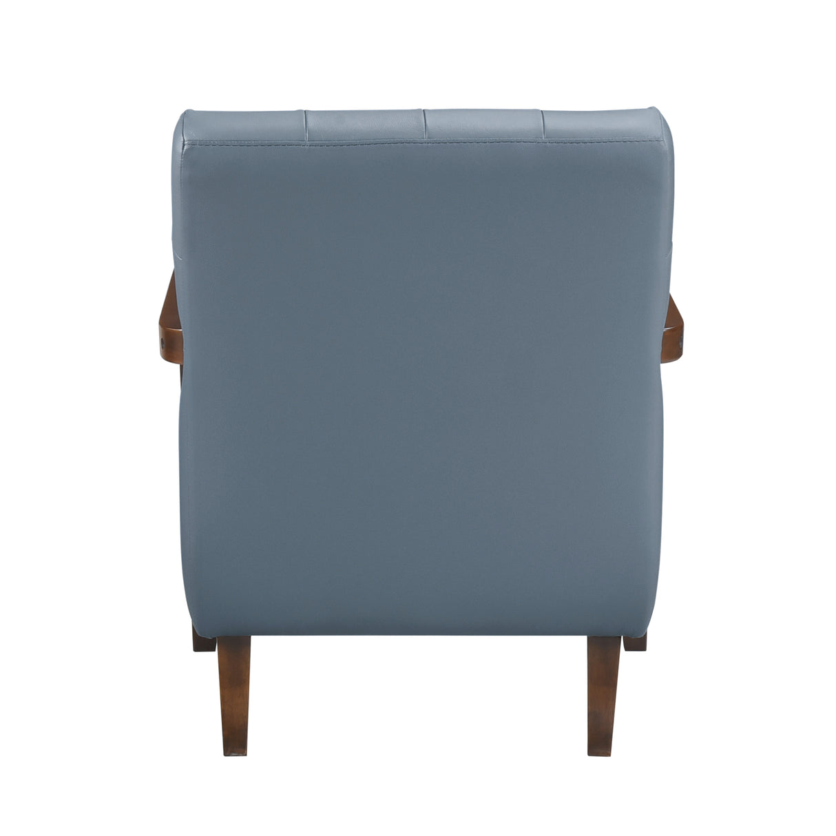 Crafton Blue Leather Accent Chair from Homelegance - Luna Furniture