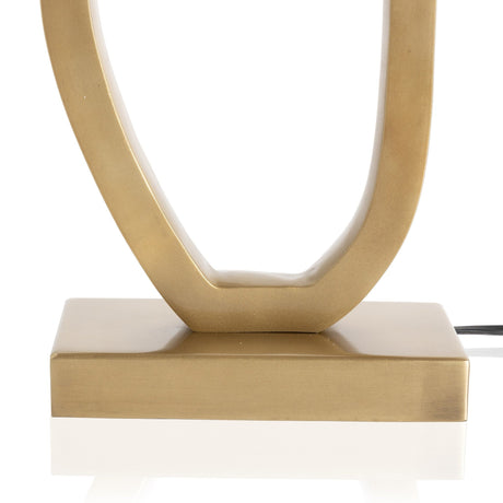 Bingley Table Lamp in Antique Brass Aluminum from Four Hands - Luna Furniture