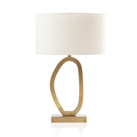 Bingley Table Lamp in Antique Brass Aluminum from Four Hands - Luna Furniture