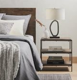 Bingley Table Lamp in Slate Aluminium from Four Hands - Luna Furniture