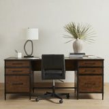 Bingley Table Lamp in Slate Aluminium from Four Hands - Luna Furniture