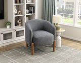 Crafton Dark Brown Leather Accent Chair from Homelegance - Luna Furniture