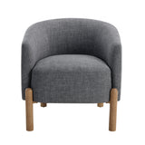 Crafton Dark Brown Leather Accent Chair from Homelegance - Luna Furniture
