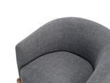 Crafton Dark Brown Leather Accent Chair from Homelegance - Luna Furniture