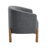 Crafton Dark Brown Leather Accent Chair from Homelegance - Luna Furniture