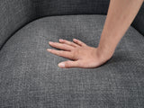 Crafton Dark Brown Leather Accent Chair from Homelegance - Luna Furniture