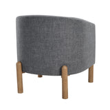 Crafton Dark Brown Leather Accent Chair from Homelegance - Luna Furniture