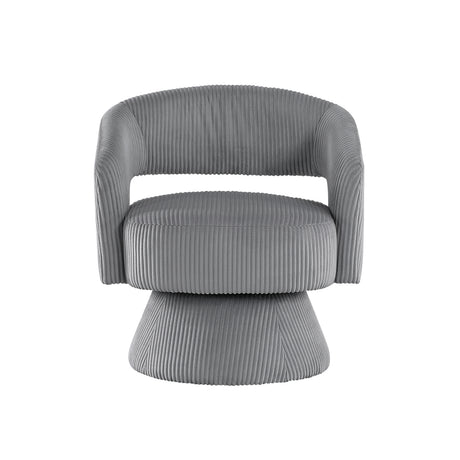 Crafton Orange Leather Accent Chair from Homelegance - Luna Furniture