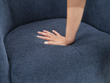 Upton Yellow Corduroy Swivel Accent Chair from Homelegance - Luna Furniture