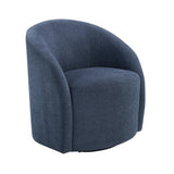 Upton Yellow Corduroy Swivel Accent Chair from Homelegance - Luna Furniture