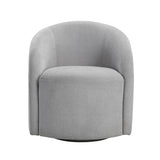 Dalhart Light Gray Swivel Accent Chair from Homelegance - Luna Furniture