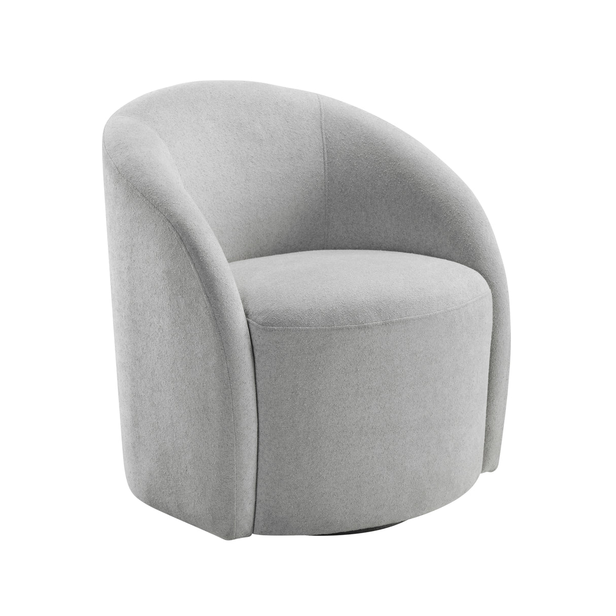 Dalhart Light Gray Swivel Accent Chair from Homelegance - Luna Furniture