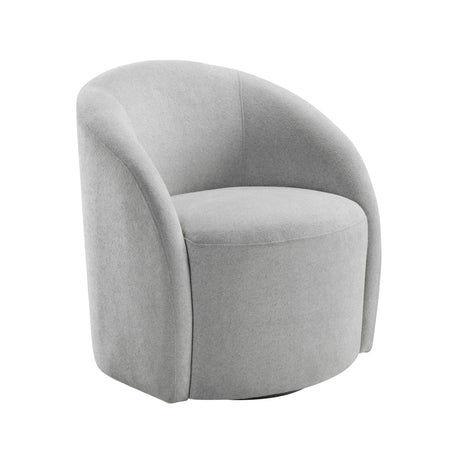 Dalhart Light Gray Swivel Accent Chair from Homelegance - Luna Furniture