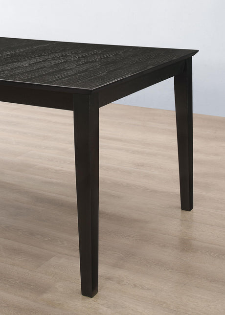 Louise Black and Cream 5-Piece Dining Set from Coaster - Luna Furniture