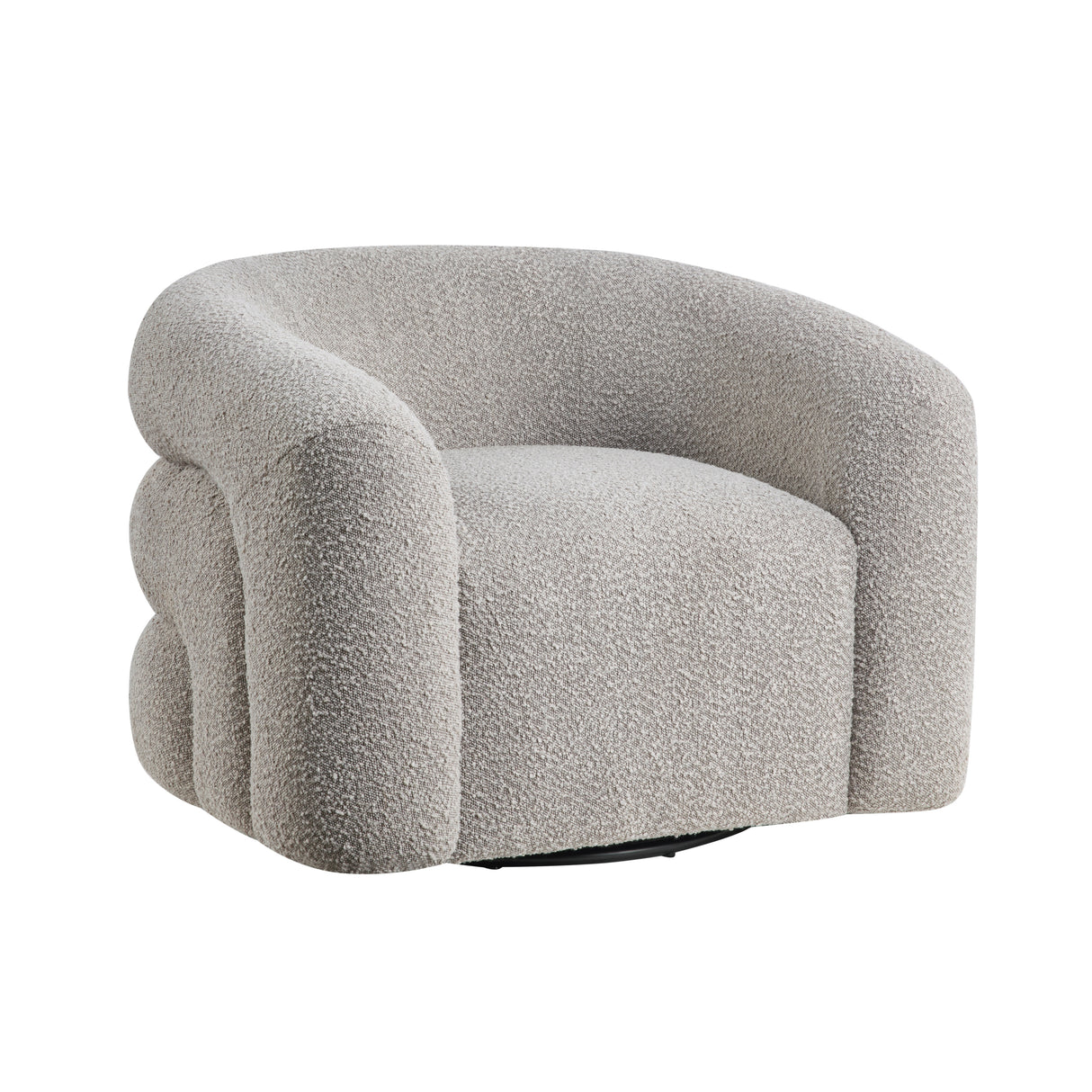 Caldera Gray Swivel Accent Chair from Homelegance - Luna Furniture