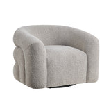 Caldera Gray Swivel Accent Chair from Homelegance - Luna Furniture