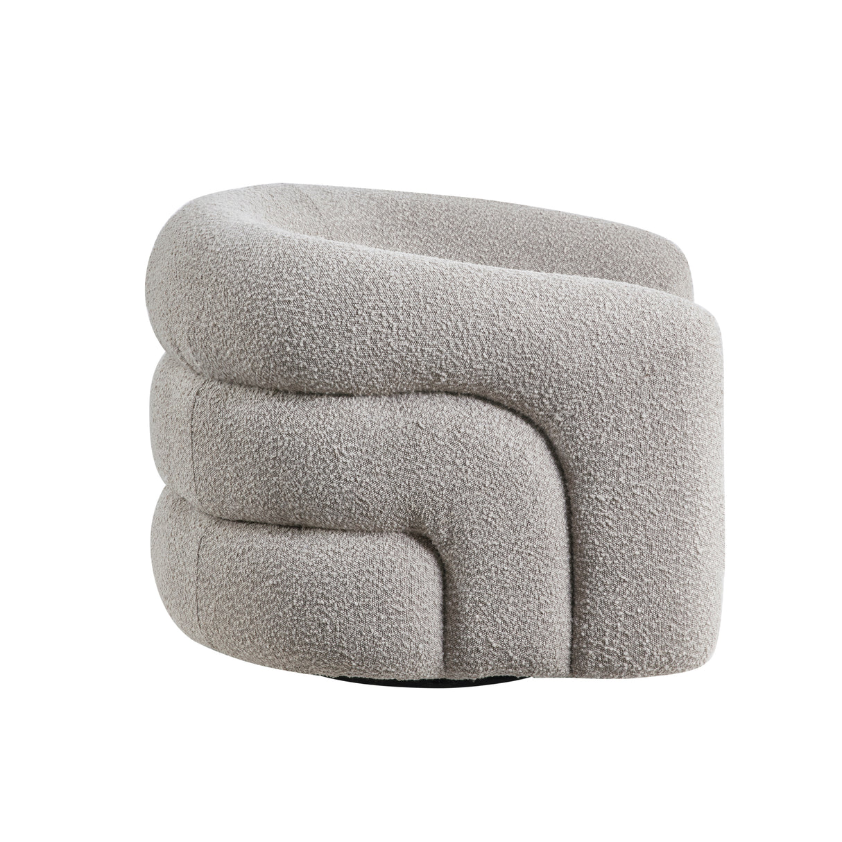 Caldera Gray Swivel Accent Chair from Homelegance - Luna Furniture