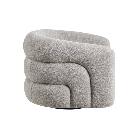 Caldera Gray Swivel Accent Chair from Homelegance - Luna Furniture