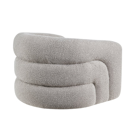 Caldera Gray Swivel Accent Chair from Homelegance - Luna Furniture