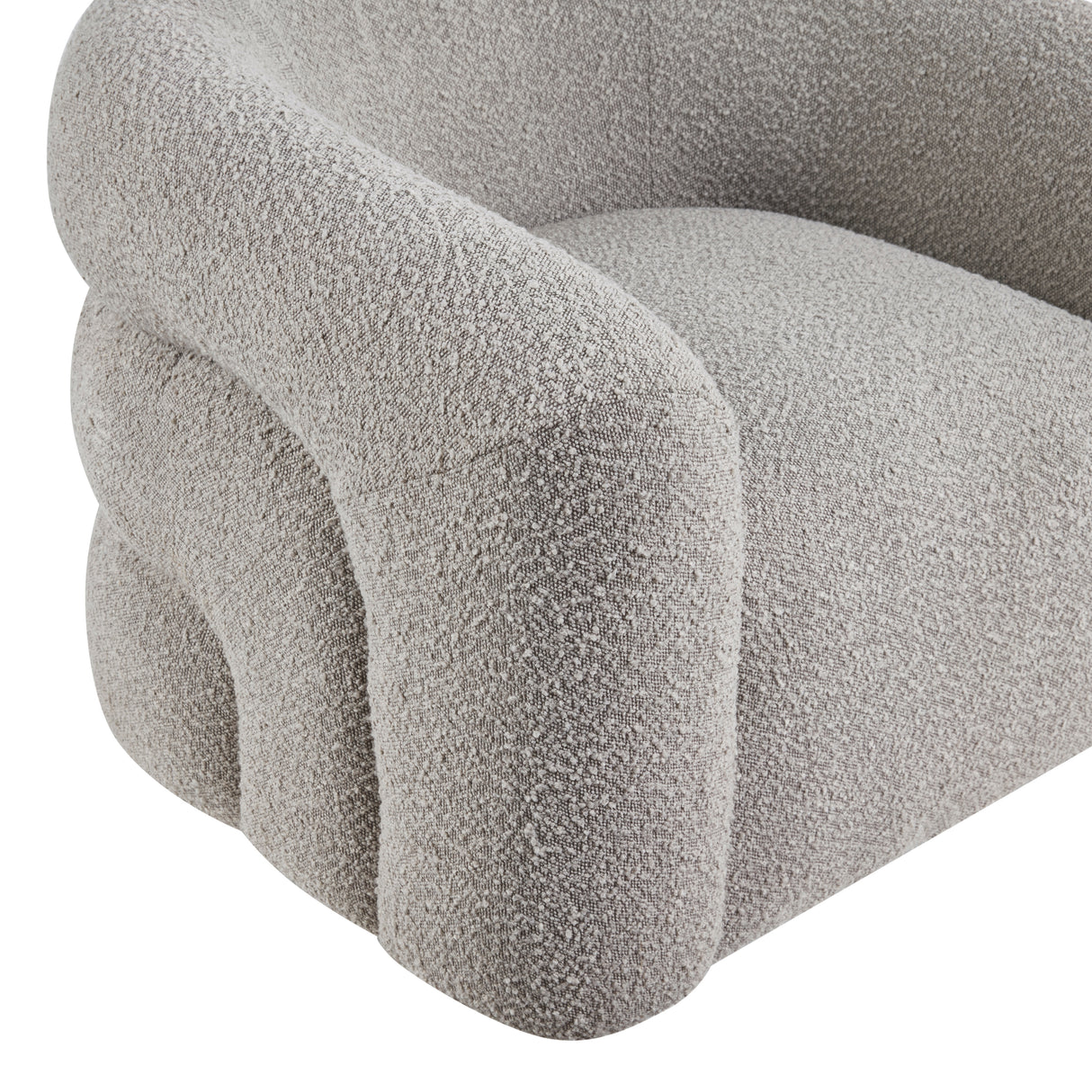 Caldera Gray Swivel Accent Chair from Homelegance - Luna Furniture