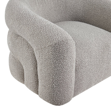 Caldera Gray Swivel Accent Chair from Homelegance - Luna Furniture