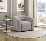 Caldera Gray Swivel Accent Chair from Homelegance - Luna Furniture