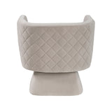 Bristol Dark Gray Swivel Chair from Homelegance - Luna Furniture