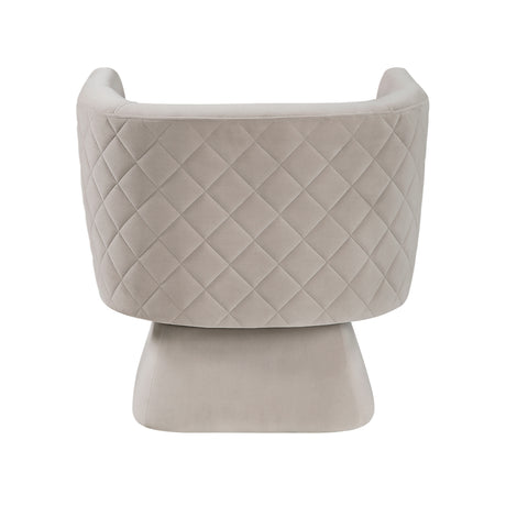Bristol Dark Gray Swivel Chair from Homelegance - Luna Furniture