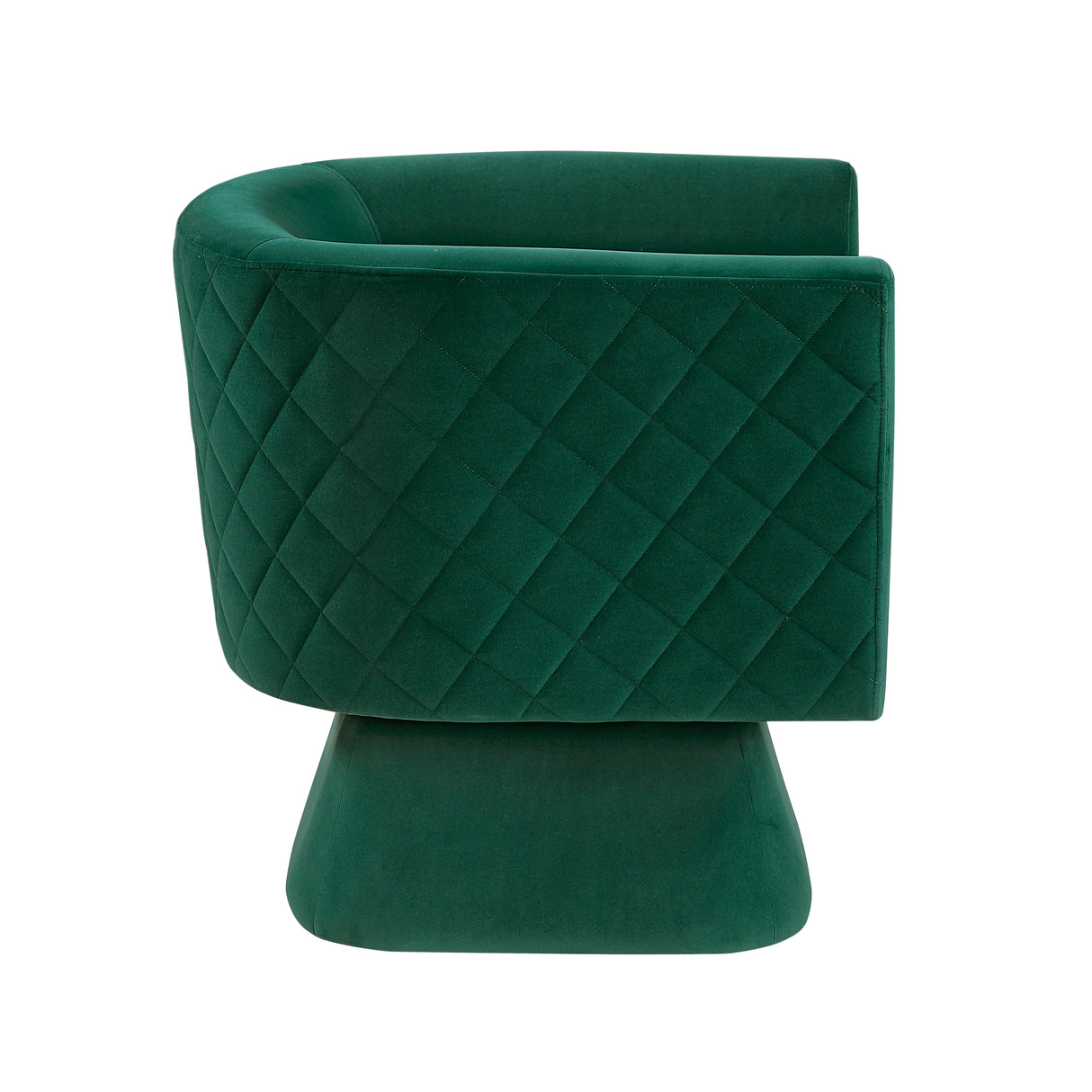 Candace Emerald Green Velvet Swivel Accent Chair from Homelegance - Luna Furniture