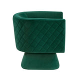 Candace Emerald Green Velvet Swivel Accent Chair from Homelegance - Luna Furniture