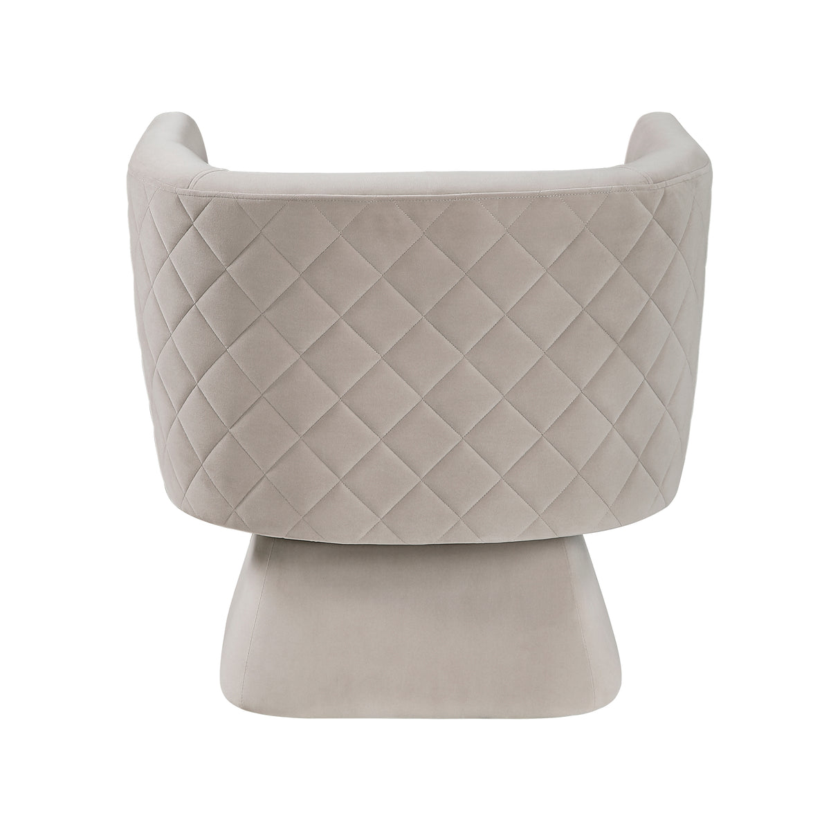 Candace Taupe Velvet Swivel Accent Chair from Homelegance - Luna Furniture