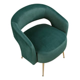 Roslyn Green Velvet Accent Chair from Homelegance - Luna Furniture