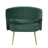 Roslyn Green Velvet Accent Chair from Homelegance - Luna Furniture