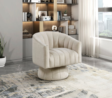 Bristol Dark Teal Swivel Chair from Homelegance - Luna Furniture
