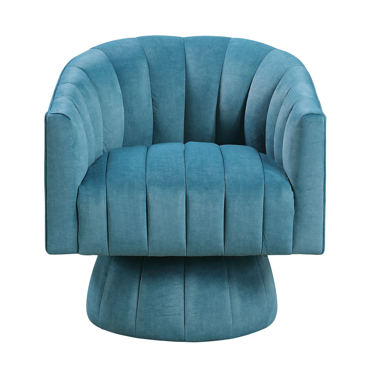 Bristol Dark Teal Swivel Chair from Homelegance - Luna Furniture