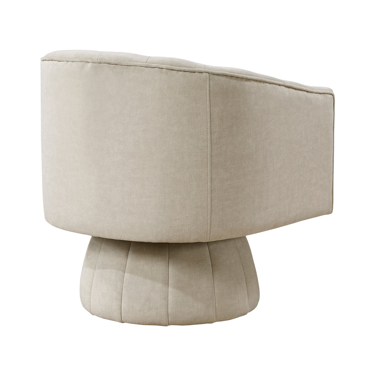 Bristol Taupe Swivel Chair from Homelegance - Luna Furniture