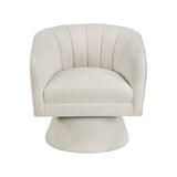 Eve Beige Swivel Chair from Homelegance - Luna Furniture