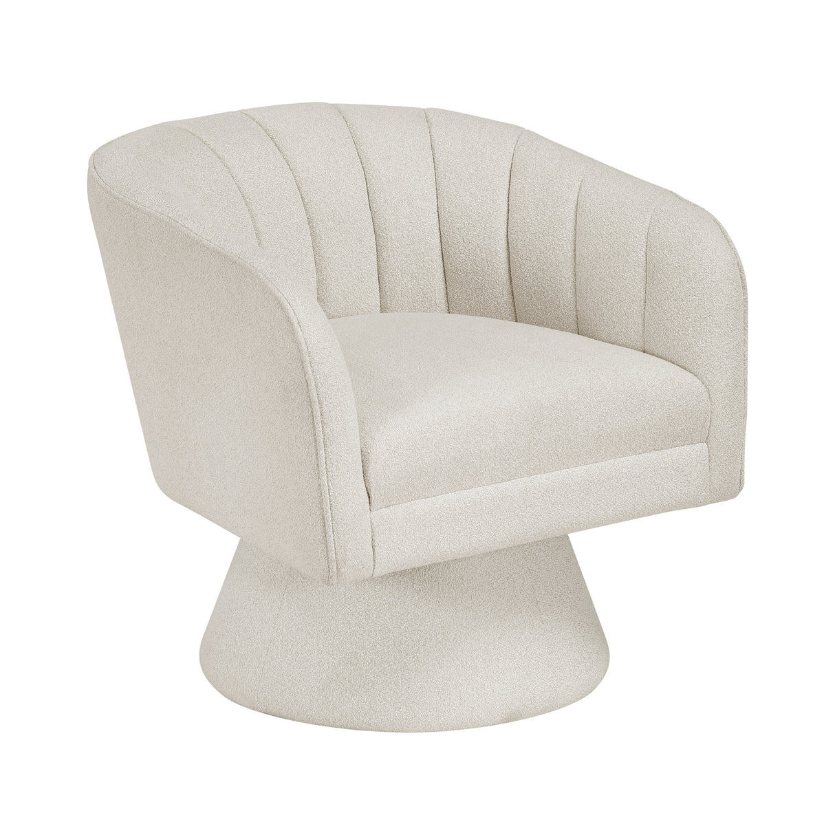 Eve Beige Swivel Chair from Homelegance - Luna Furniture