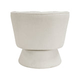 Eve Beige Swivel Chair from Homelegance - Luna Furniture