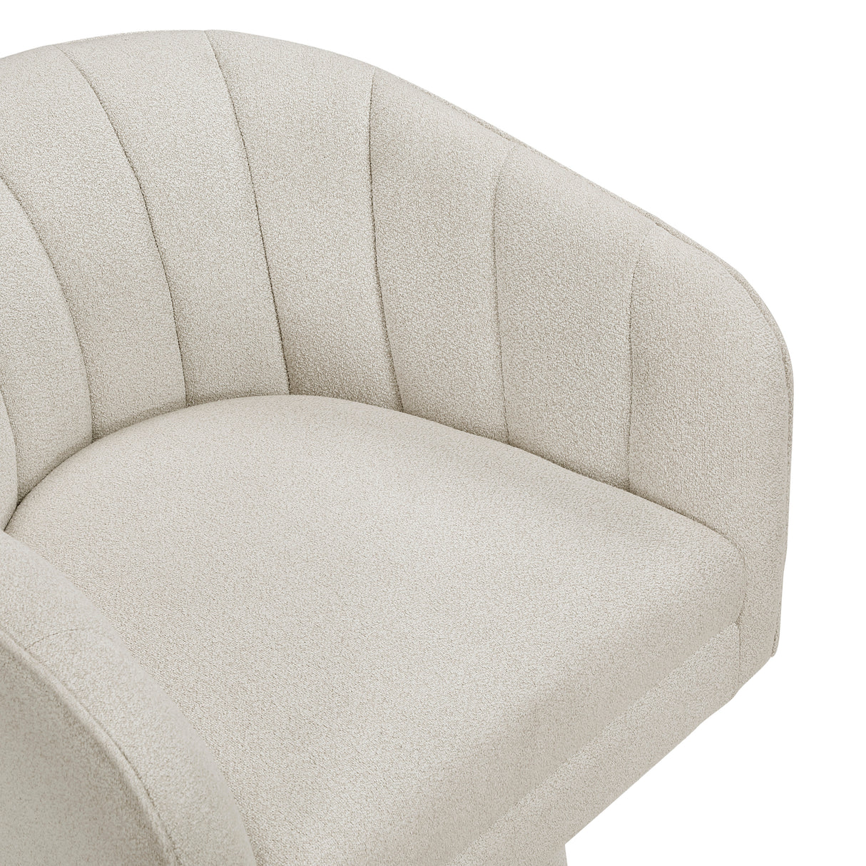 Eve Beige Swivel Chair from Homelegance - Luna Furniture