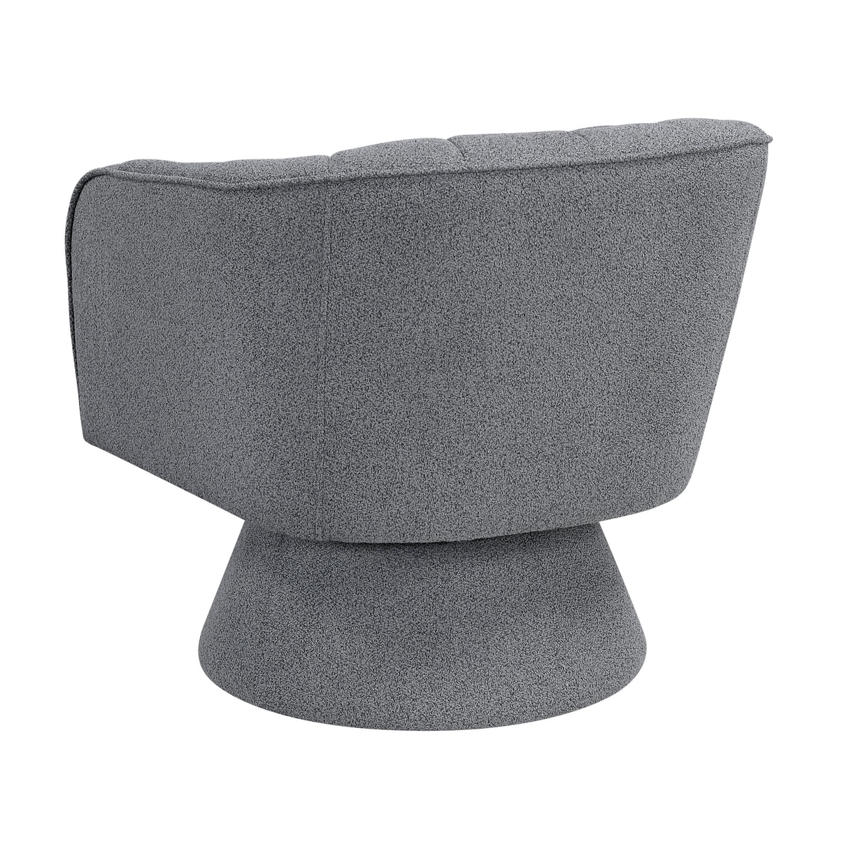 Eve Gray Swivel Chair from Homelegance - Luna Furniture